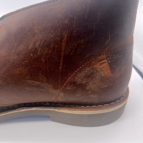 Clarks Buschacre Dark Brown Chukka Lace Up Leather Men's Boots Size 9 - Picture 7 of 7